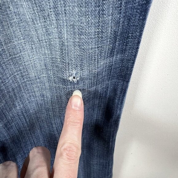 Joes Jeans Rocker Skinny Flare‎ Womens 31x36 Blue Western Rocker Cowgirl Y2K - Picture 6 of 11